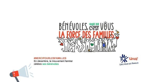 Journée mondiale du bénévolat : Bénévoles, la force des familles, c’est ...