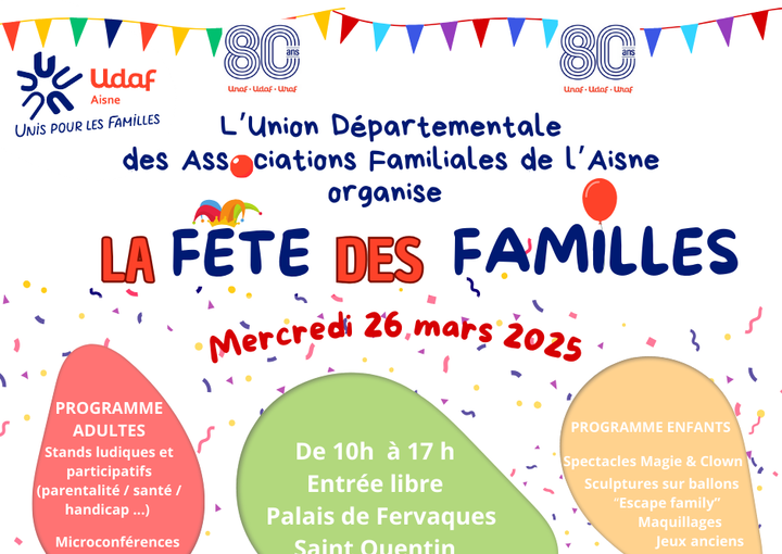 Union départementale des associations familiales de l'Aisne - Udaf 02 Aisne